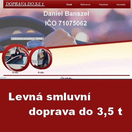 Smluvní levná doprava do 3,5 t